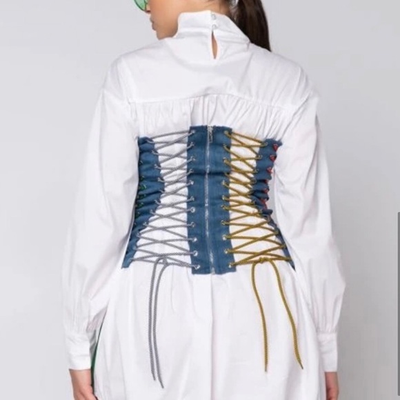 Shoe‎ String & Denim Corset - Picture 3 of 4